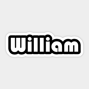 William Sticker